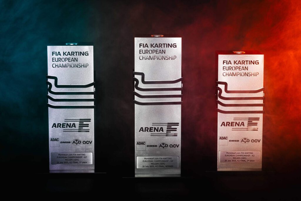 3 Pokale nebeneinander