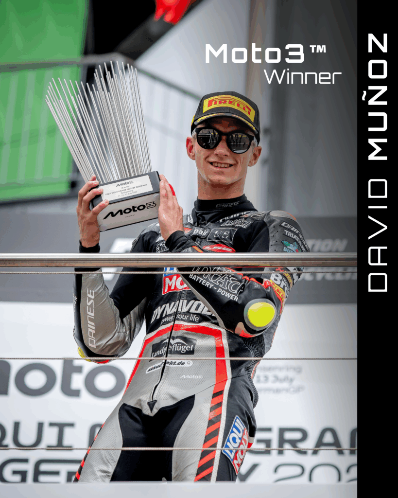David Muñoz - Moto3 Platz 1